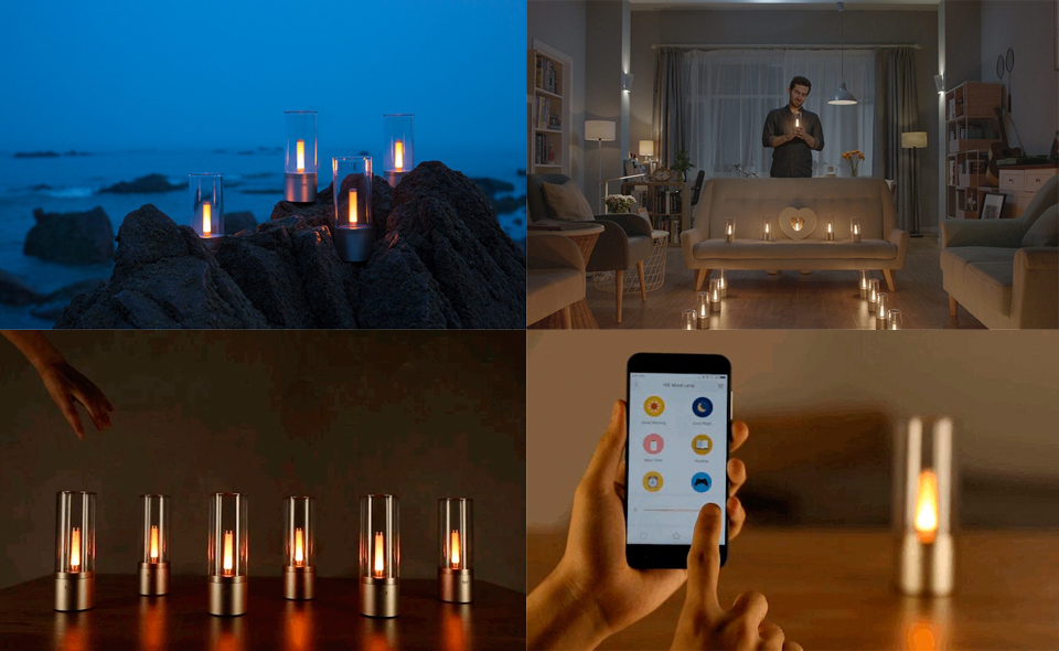 Настольная лампа Yeelight Candela технология BLE Mesh