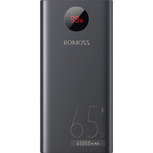 Внешний аккумулятор Romoss PEA40 Pro 40000mAh 65W Black (PEA40-282-2133H)