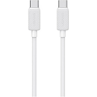 Кабель Usams US-SJ691 USB-C-USB-C 1m White