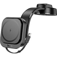Автодержатель с беспроводной зарядкой Hoco HW24 Might Black (619660) Автодержатель с беспроводной зарядкой Hoco HW24 Might Black (619660)