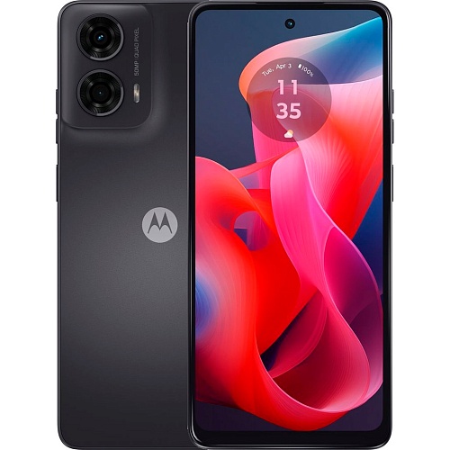 Смартфон Motorola Moto G24 4/128GB Matte Charcoal (PB180009RS) UA-UCRF