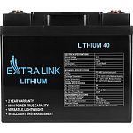 Аккумулятор Extralink LiFePO4 12V (12.8V/40Ah/512Wh) (EX.30431)