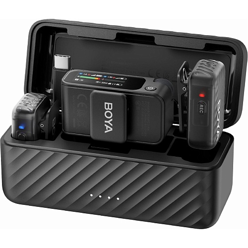 Мікрофонна радіосистема Boya BOYAMIC 2 Type-C with 2 TX + 1 RX + Charging Case - придбати в Дніпрі, Україні: ціна, характеристики | інтернет-магазин TOUCH