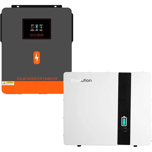 Гібридний сонячний інвертор Powmr POW-HVM6.2M-48V-N + АКБ Enerlution LiFePO4 5120Wh - придбати в Дніпрі, Україні: ціна, характеристики | інтернет-магазин TOUCH