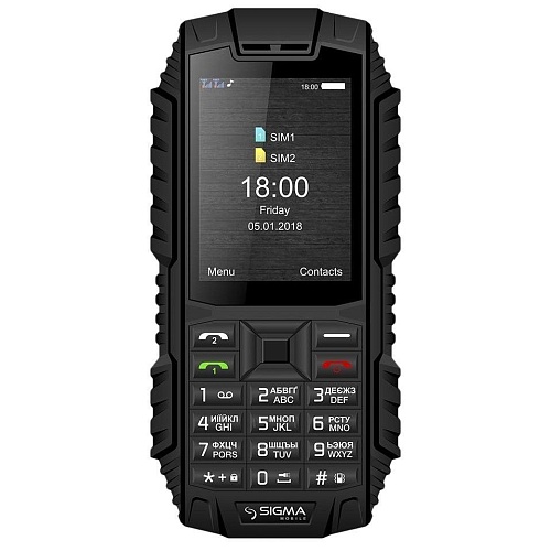 Мобильный телефон Sigma mobile X-treme DT68 (Black) UA-UCRF