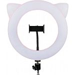 Кольцевая LED лампа ASH Кошка 27см