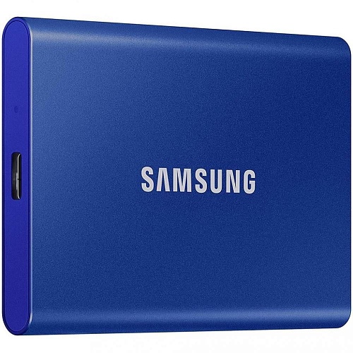 Зовнішній SSD накопичувач Samsung T7 500 GB Indigo Blue (MU-PC500H/WW) - придбати в Дніпрі, Україні: ціна, характеристики | інтернет-магазин TOUCH