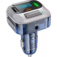 FM-трансмітер Hoco FM Launcher E75 Bravery PD30W+QC3.0 Dark Blue - придбати в Дніпрі, Україні: ціна, характеристики | інтернет-магазин TOUCH FM-трансмітер Hoco FM Launcher E75 Bravery PD30W+QC3.0 Dark Blue - придбати в Дніпрі, Україні: ціна, характеристики | інтернет-магазин TOUCH