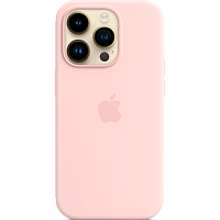 Чехол Apple Silicone Case with MagSafe для Apple iPhone 14 Pro Chalk Pink (MPTH3)