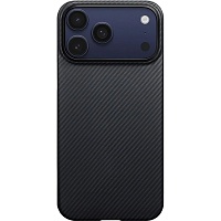Чехол Pitaka Ultra-Slim Case Twill 600D для Apple iPhone 17 Pro Black/Grey (KI1701BP) Чехол Pitaka Ultra-Slim Case Twill 600D для Apple iPhone 17 Pro Black/Grey (KI1701BP)