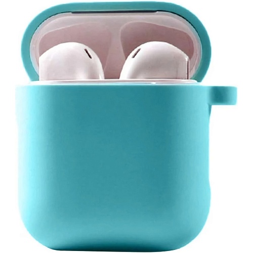 Чехол Silicone Case + Carabine для Apple AirPods Marine Green