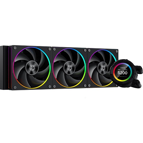 Система водяного охолодження ID-COOLING Space LCD SL360 Black - придбати в Дніпрі, Україні: ціна, характеристики | інтернет-магазин TOUCH