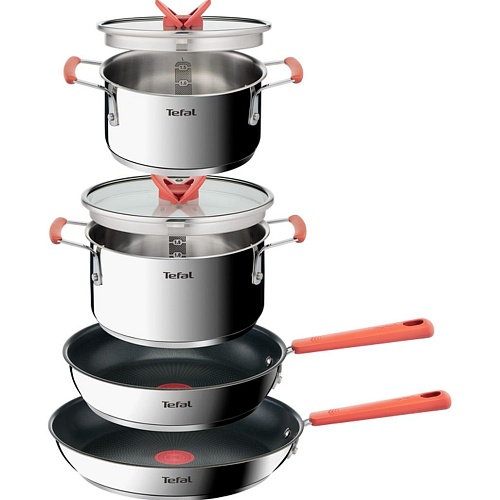 Набор кастрюль и сковородок Tefal Opti'Space G720S604