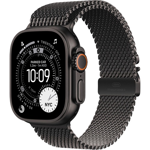 Смарт-годинник Apple Watch Ultra 3 49mm Black Titanium Case with Black Titanium Milanese Loop Medium (MF1Q4) - придбати в Дніпрі, Україні: ціна, характеристики | інтернет-магазин TOUCH