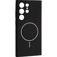 Чехол DK Luxury Silicone Case with MagSafe для Samsung Galaxy S25 Ultra Black