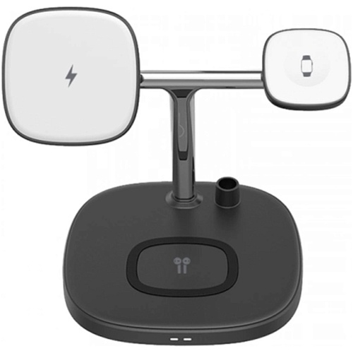 Беспроводное зарядное устройство WiWU 4in1 Wireless Charger M8 Black