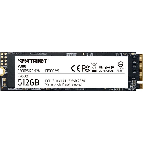 SSD накопитель Patriot P300 512GB (P300P512GM28)