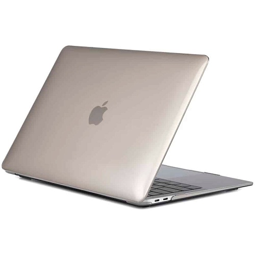 Пластиковая накладка (верх и низ) HardShell Crystal Case для Apple MacBook Air 13.6" M2 A2681 2022 (Grey)