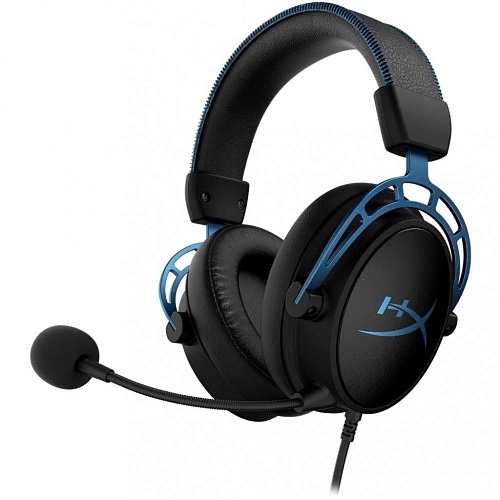 Игровые наушники HyperX Cloud Alpha S Blue (HX-HSCAS-BL/WW / 4P5L3AA)