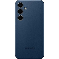 Чехол Epik Leather Case для Samsung Galaxy S24 Navy Blue AAA