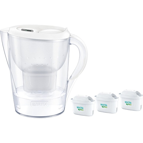 Фільтр-глечик Brita Marella XL Memo MXPro 3.5л White + 3 картриджа (1052782) - придбати в Дніпрі, Україні: ціна, характеристики | інтернет-магазин TOUCH Фільтр-глечик Brita Marella XL Memo MXPro 3.5л White + 3 картриджа (1052782) - придбати в Дніпрі, Україні: ціна, характеристики | інтернет-магазин TOUCH