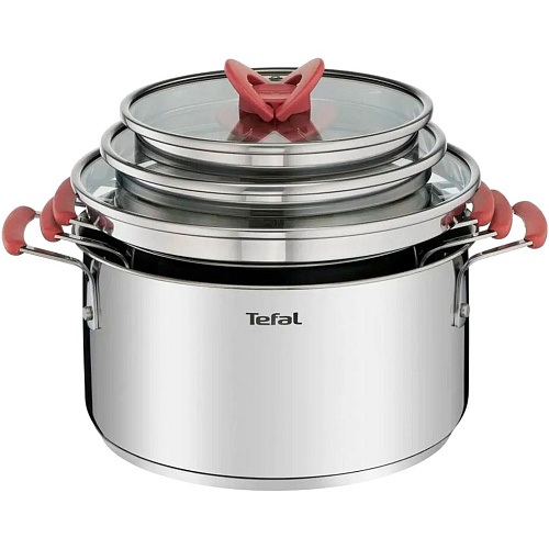 Набір каструль Tefal Opti'Space (G720S674) - придбати в Дніпрі, Україні: ціна, характеристики | інтернет-магазин TOUCH