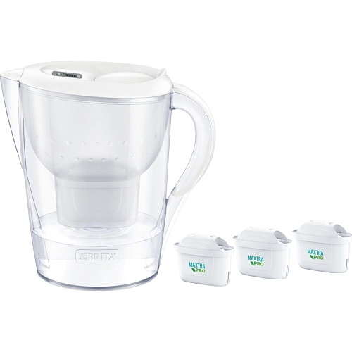 Фильтр-кувшин Brita Marella Memo MXPro 2.4л White + 3 картрижда (1052791)