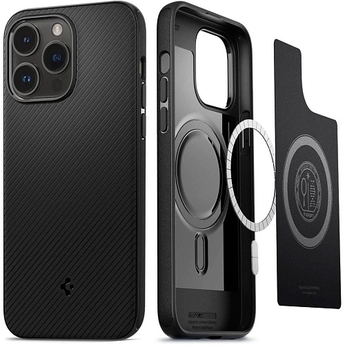 Чохол Spigen Mag Armor (MagFit) для Apple iPhone 14 Pro Matte Black (ACS04989) - придбати в Дніпрі, Україні: ціна, характеристики | інтернет-магазин TOUCH