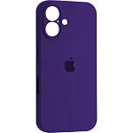Чохол Silicone Case Camera Protect для Apple iPhone 16 Amethist AA