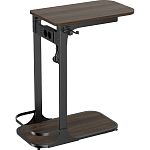Приставной компьютерный стол OfficePro SD185DW Dark Wood Black