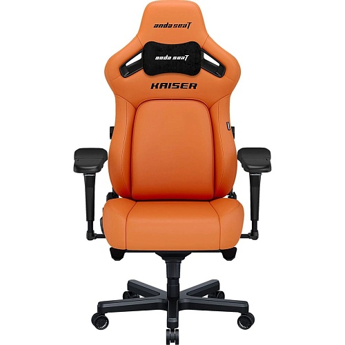 Геймерское кресло Anda Seat Kaiser 4 L Leather Blaze Orange (AD12YDDC-L-20-O-PV/C)