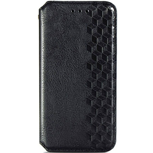 Чехол-книжка GETMAN Cubic Cover Case для Xiaomi Redmi Note 10 (Black)