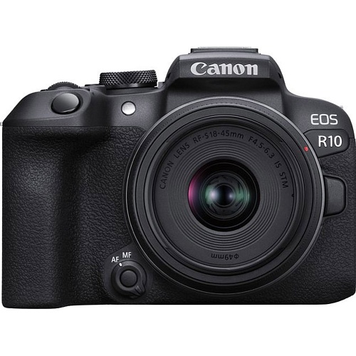 Бездзеркальний фотоапарат Canon EOS R10 Kit RF-S 18-45mm f4.5-6.3 IS STM (5331C047) - придбати в Дніпрі, Україні: ціна, характеристики | інтернет-магазин TOUCH