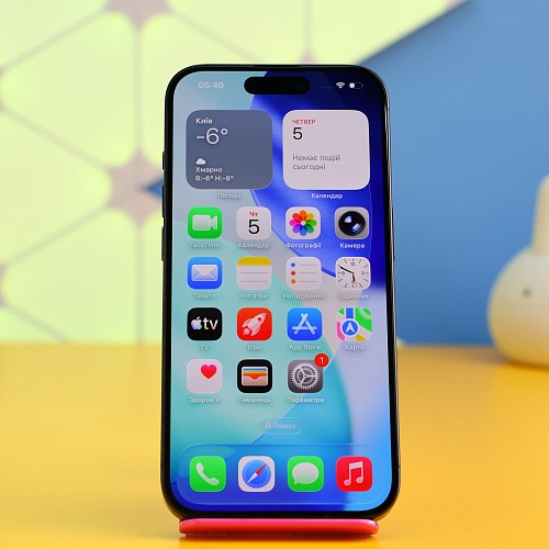 Смартфон Apple iPhone 15 Pro 128GB Black Titanium (MTUV3) Б/У - придбати в Дніпрі, Україні: ціна, характеристики | інтернет-магазин TOUCH