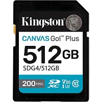 Карта пам'яті Kingston SDXC Canvas Go! Plus 512GB Class 10 UHS-I U3 V30 (SDG4/512GB) - придбати в Дніпрі, Україні: ціна, характеристики | інтернет-магазин TOUCH Карта пам'яті Kingston SDXC Canvas Go! Plus 512GB Class 10 UHS-I U3 V30 (SDG4/512GB) - придбати в Дніпрі, Україні: ціна, характеристики | інтернет-магазин TOUCH