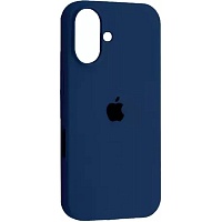 Чехол Silicone Case для Apple iPhone 16 Deep Navy AA