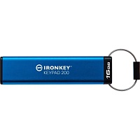 USB флеш-накопитель Kingston IronKey Keypad 200 16GB USB-A 3.2 Gen 1 Blue (IKKP200/16GB) USB флеш-накопитель Kingston IronKey Keypad 200 16GB USB-A 3.2 Gen 1 Blue (IKKP200/16GB)