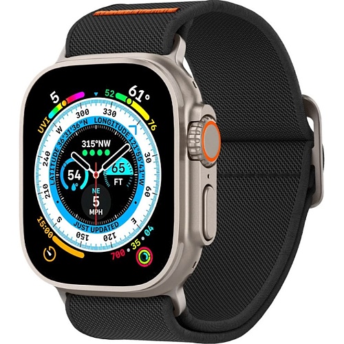 Ремешок Spigen Lite Fit Ultra для Apple Watch 42/44/45/49mm Black (AMP05983)