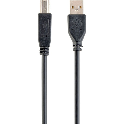 Кабель Maxxter USB 2.0 AM/BM 3m Black (U-AMBM-10) - придбати в Дніпрі, Україні: ціна, характеристики | інтернет-магазин TOUCH