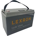Акумулятор Lexron LiFePO4 12V (12.8V/100Ah/1280Wh) (LR-LTM-12.8V-100AH)