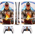 Наклейки для консоли DK Console Skin Sticker Mortal Kombat для PS5 Slim Digital