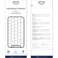 Защитная накладка на клавиатуру WiWU MacBook Air 13" 2022-2024 /Air 15" 2023-2024 / Pro 14" 2021-2024 / Pro 16" 2021-2024