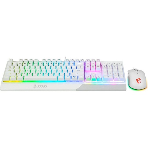 Комплект (клавіатура + миша) MSI Vigor GK30 Combo White UA (S11-04UA302-CLA) - придбати в Дніпрі, Україні: ціна, характеристики | інтернет-магазин TOUCH