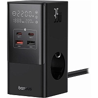 Мережевий зарядний пристрій Baseus GaN PowerCombo Tower Digital PowerStrip 35W Black (E00023606113-00) - придбати в Дніпрі, Україні: ціна, характеристики | інтернет-магазин TOUCH Мережевий зарядний пристрій Baseus GaN PowerCombo Tower Digital PowerStrip 35W Black (E00023606113-00) - придбати в Дніпрі, Україні: ціна, характеристики | інтернет-магазин TOUCH