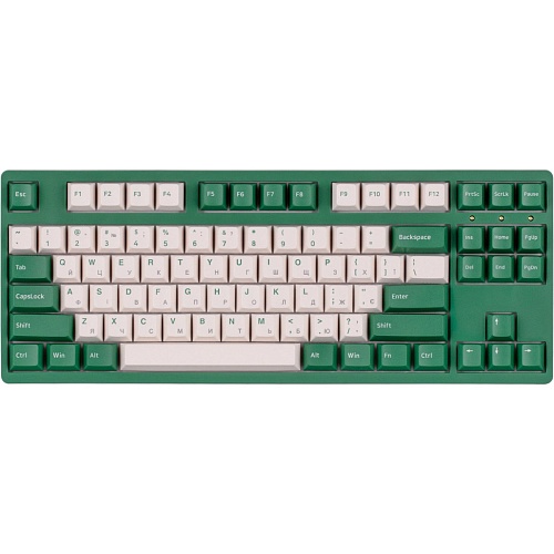 Клавиатура Akko 3087 Matcha Red Bean Cherry MX Silent Red Green (A3087_MA_CSR)