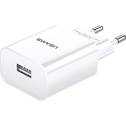 Сетевое зарядное устройство Usams T18 10W White (US-CC075)