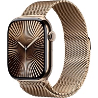 Смарт-часы Apple Watch Series 10 GPS + Cellular 46mm Gold Titanium Case with Gold Milanese Loop S/M (MC7T4) Смарт-часы Apple Watch Series 10 GPS + Cellular 46mm Gold Titanium Case with Gold Milanese Loop S/M (MC7T4)