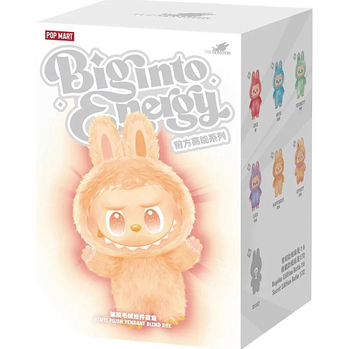 Фигурка POP MART LabubuTown THE MONSTERS: Big Into Energy Single Box 17 см (High Copy)