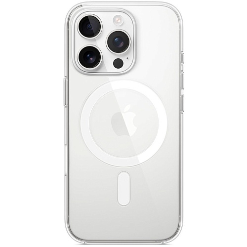 Чохол Clear Case with MagSafe для Apple iPhone 16 Pro Transparent АА - придбати в Дніпрі, Україні: ціна, характеристики | інтернет-магазин TOUCH