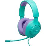 Ігрові навушники JBL Quantum 100 M2 Cyan (JBLQTUM100M2CYN)